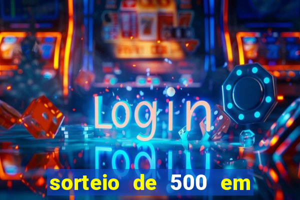 sorteio de 500 em cash toda segunda feira novibet